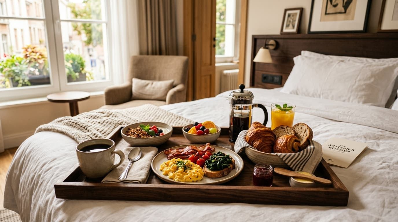 High quality in-room dining and guest care at liv.inn Pune