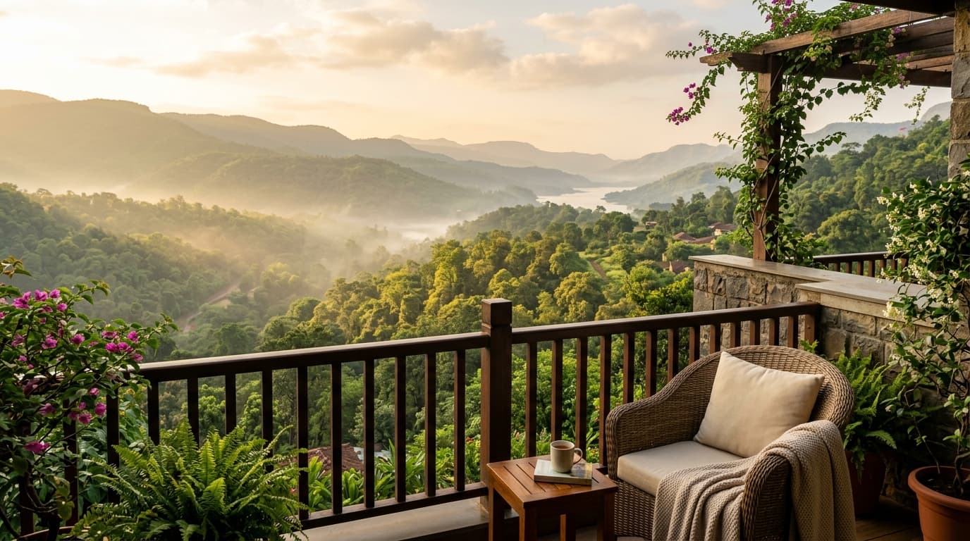 Morning & Evening Hills View